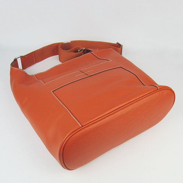 Knockoff Hermes Good News H Women Shoulder Bag Orange H2801 - Click Image to Close